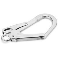 Steel self closing scaffold hook