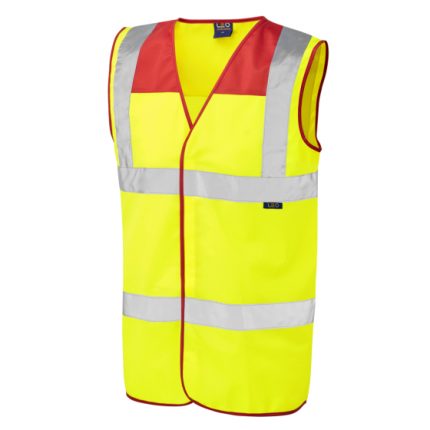 Bradworthy ISO 20471 Class 2 Red Yoke Waistcoat