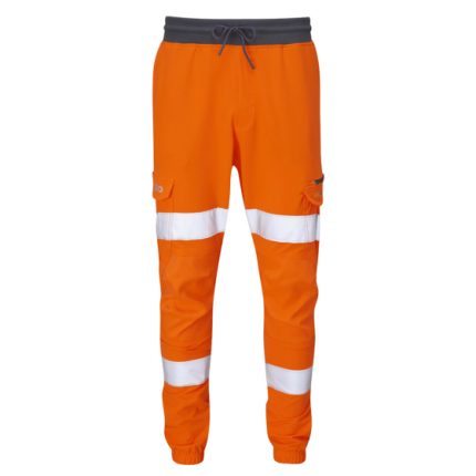 Hawkridge ISO 20471 Class 1 EcoViz 4X Jog Trouser Orange