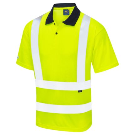 Croyde ISO 20471 Class 2 Comfort EcoViz®PB Polo Shirt Yellow