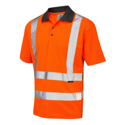 Rockham ISO 20471 Class 2 Coolviz EcoViz®RP Polo Shirt Orange