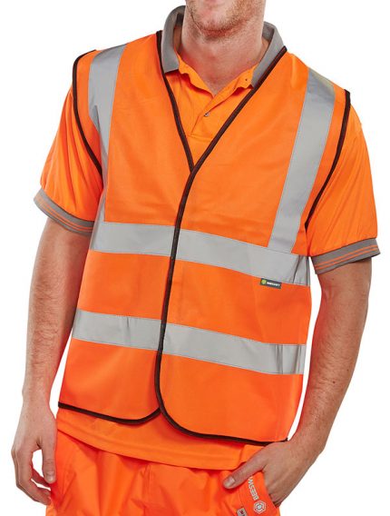 Hi visibility waistcoat Orange