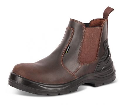 Brown dealer boot
